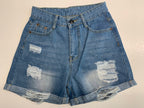 DON JOHN Jean Shorts Handmade Women's