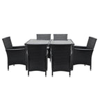NNEDSZ Outdoor Furniture 7pcs Dining Set-2