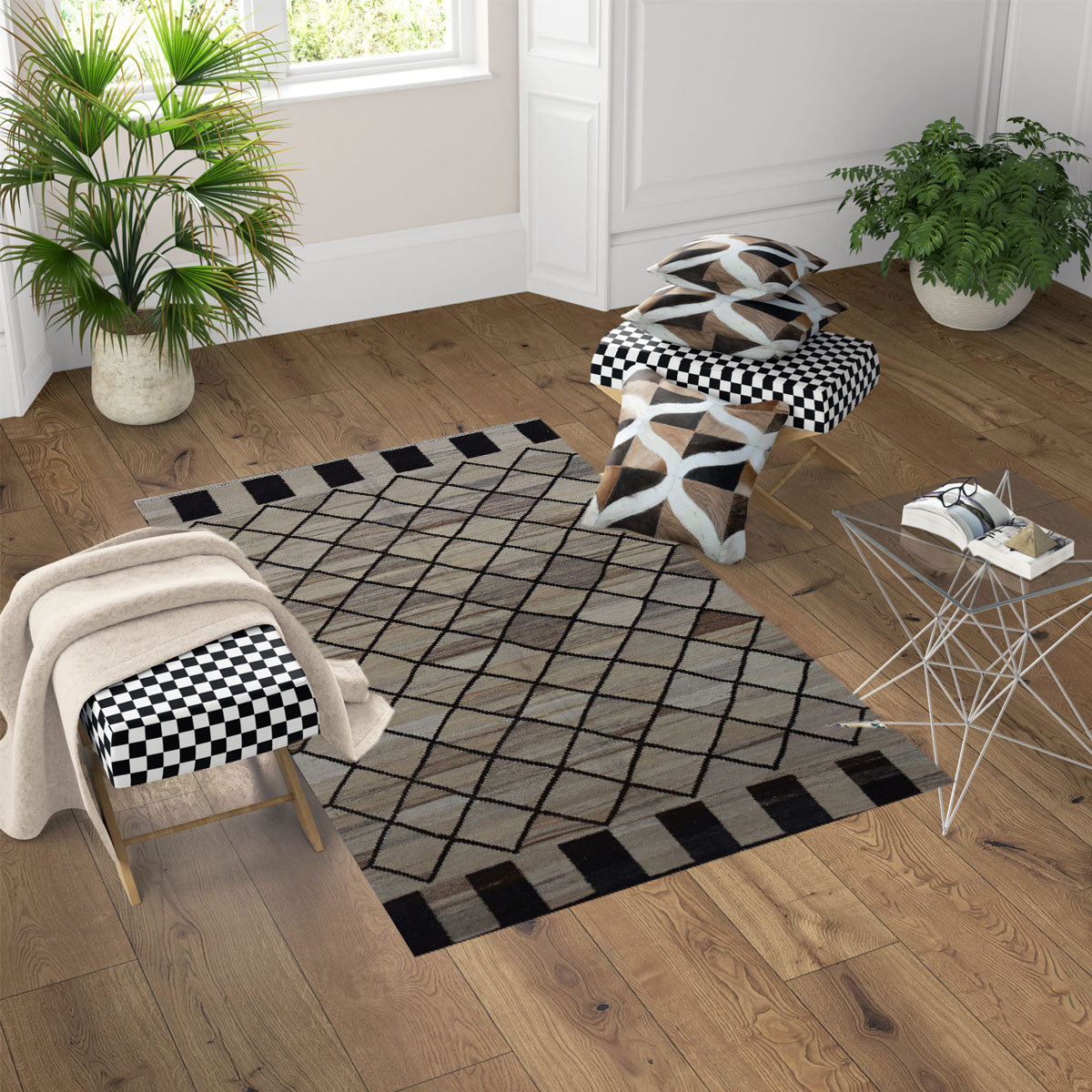 Ariana -Handmade -Kabul -Kilim- Rug