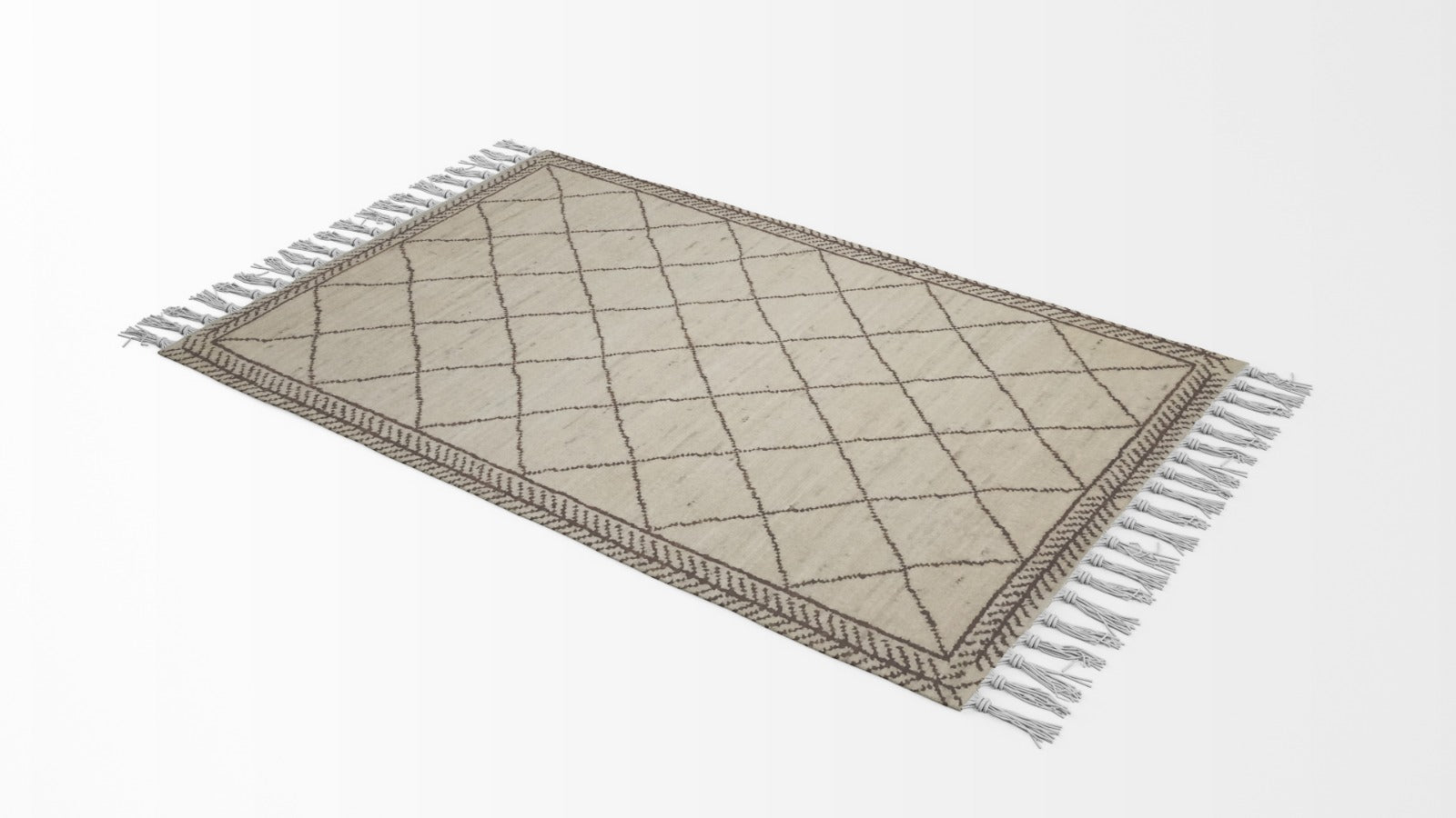 Moroccan- Pearl -Bush -Woolen -Rugs