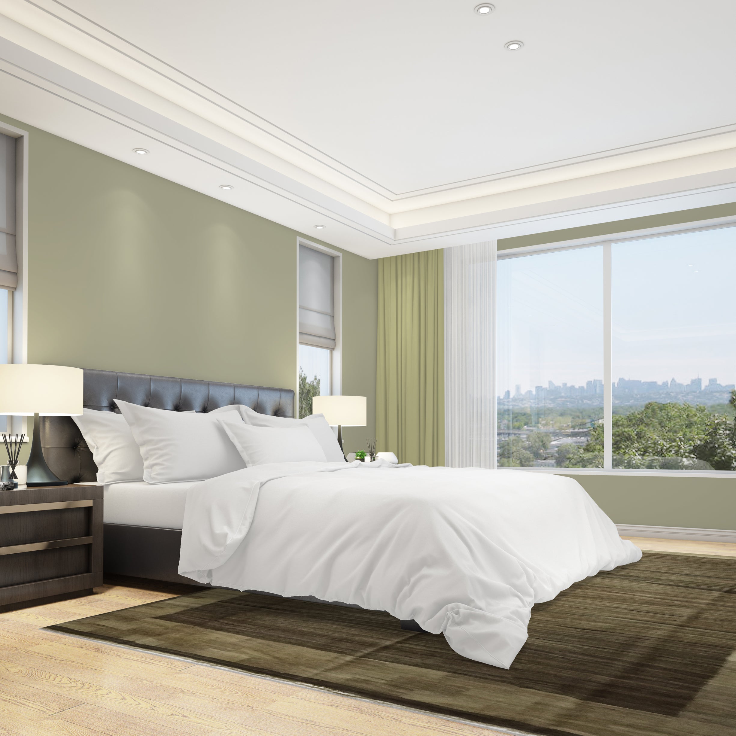 brown bedroom kilim