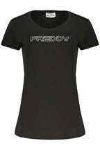 FREDDY WOMEN'S SHORT-SLEEVE T-SHIRT BLACK