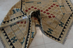 golden red kilim