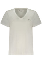 PEPE JEANS WOMEN'S SHORT-SLEEVE T-SHIRT WHITE