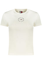 TOMMY HILFIGER WOMEN'S SHORT-SLEEVE T-SHIRT WHITE